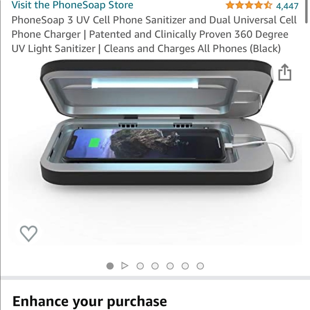 PhoneSoap Cell Phone UV Sanitizer